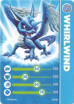 2011 Activision Skylanders Spyro's Adventure Stat Cards #NNO29 Whirlwind Front