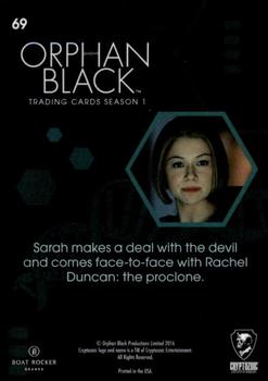 2016 Cryptozoic Orphan Black Season 1 #69 We Are Going to Come to Terms. Back