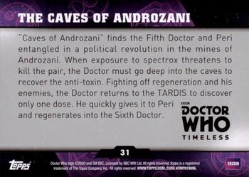 2016 Topps Doctor Who Timeless #31 The Caves of Androzani Back