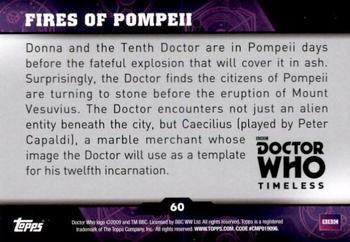 2016 Topps Doctor Who Timeless #60 Fires of Pompeii Back