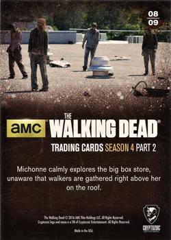 2016 Cryptozoic The Walking Dead Season 4: Part 2 #08 Danger Just Above Back