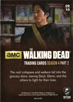 2016 Cryptozoic The Walking Dead Season 4: Part 2 #09 Look Out! Back