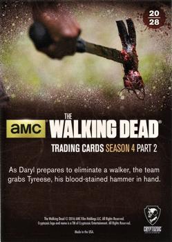 2016 Cryptozoic The Walking Dead Season 4: Part 2 #20 Bloody Business Back