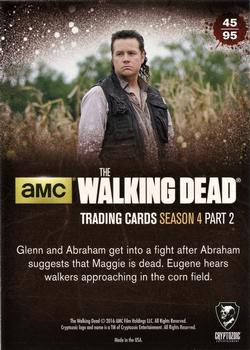 2016 Cryptozoic The Walking Dead Season 4: Part 2 #45 Tempers Flare Back