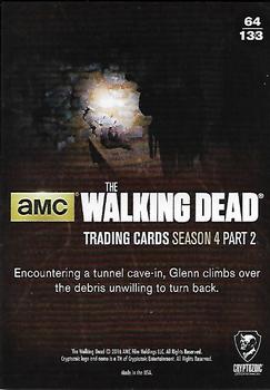 2016 Cryptozoic The Walking Dead Season 4: Part 2 #64 Not Caving In Back