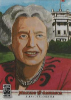 2014 Leaf Famous Fabrics Making of America #23 Eleanor Roosevelt Front