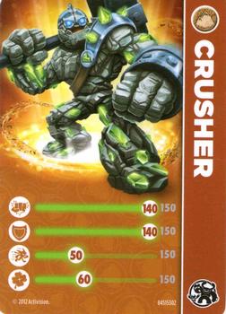 2012 Activision Skylanders Giants Stat Cards #NNO Crusher Front