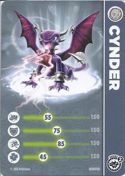2012 Activision Skylanders Giants Stat Cards #NNO Cynder Front