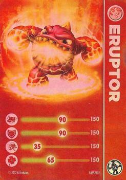 2012 Activision Skylanders Giants Stat Cards #NNO Eruptor (Lightcore) Front