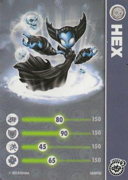 2012 Activision Skylanders Giants Stat Cards #NNO Hex Front