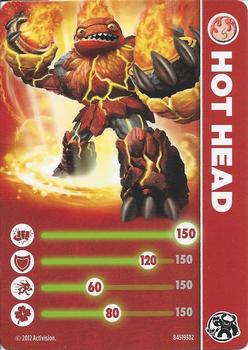 2012 Activision Skylanders Giants Stat Cards #NNO Hot Head Front