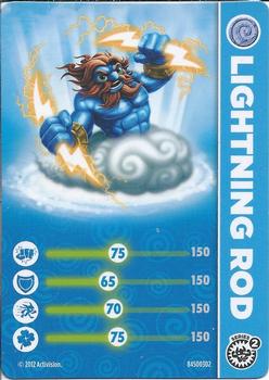 2012 Activision Skylanders Giants Stat Cards #NNO Lightning Rod Front