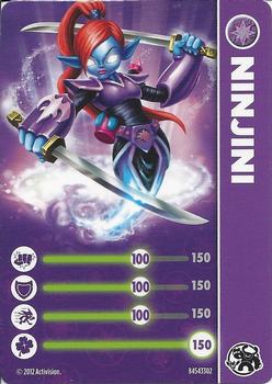 2012 Activision Skylanders Giants Stat Cards #NNO Ninjini Front