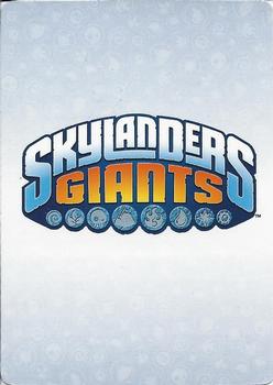 2012 Activision Skylanders Giants Stat Cards #NNO Pop Fizz Back