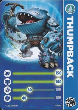 2012 Activision Skylanders Giants Stat Cards #NNO Thumpback Front
