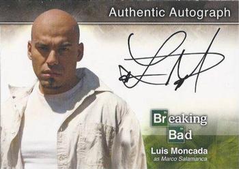 2014 Cryptozoic Breaking Bad Seasons 1 - 5 - Autographs #A10 Luis Moncada Front