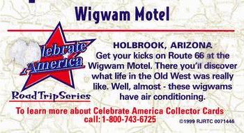 1999 Doral Celebrate America Road Trip Series #7 Wigwam Motel Back