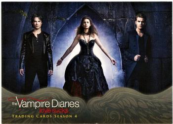 2016 Cryptozoic The Vampire Diaries Season 4 #1 Title Card Front