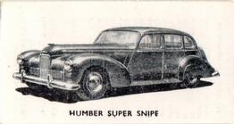 1951 Maxilin Marketing Motor Cars #25 Humber Super Snipe Front