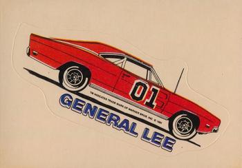 1981 Donruss The Dukes of Hazzard - Stickers #NNO General Lee Front