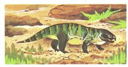 1972 Brooke Bond Prehistoric Animals #7 Stenaulorhynchus Front