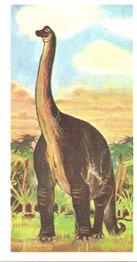 1972 Brooke Bond Prehistoric Animals #12 Brachiosaurus Front