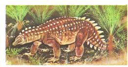 1972 Brooke Bond Prehistoric Animals #18 Scelidosaurus Front