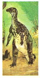 1972 Brooke Bond Prehistoric Animals #21 Hypsilophodon Front