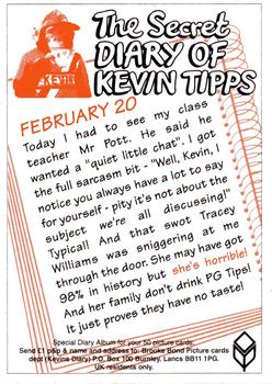1995 Brooke Bond The Secret Diary of Kevin Tipps #February 20 A chat with Mr Pott Back