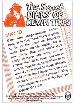 1995 Brooke Bond The Secret Diary of Kevin Tipps #May 10 Disco fever Back