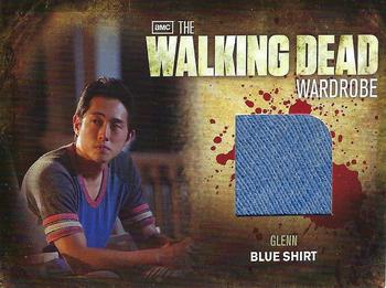 2012 Cryptozoic Walking Dead Season 2 - Wardrobe #M15 Glenn’s Blue Shirt Front
