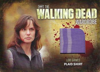 2012 Cryptozoic Walking Dead Season 2 - Wardrobe #M17 Lori’s Plaid Shirt Front