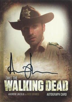 2012 Cryptozoic Walking Dead Season 2 - Autographs #A1 Andrew Lincoln Front