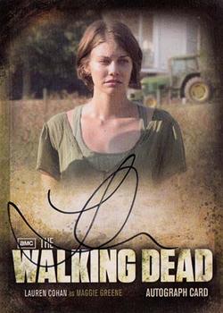 2012 Cryptozoic Walking Dead Season 2 - Autographs #A9 Lauren Cohan Front