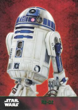 2015 Topps Star Wars: The Force Awakens - Lightsaber Green #43 R2-D2 Front