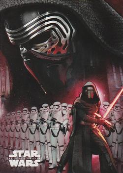 2015 Topps Star Wars: The Force Awakens - Character Montage #4 Kylo Ren Front