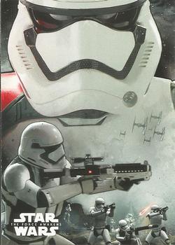 2015 Topps Star Wars: The Force Awakens - Character Montage #8 Stormtrooper Front