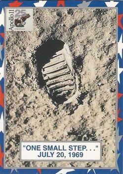1994 Citgo Apollo 11 25th Anniverary #NNO One Small Step July 20,1969 Front