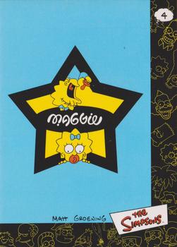 2000 Artbox The Simpsons Collectible Stickers #4 Maggie Front
