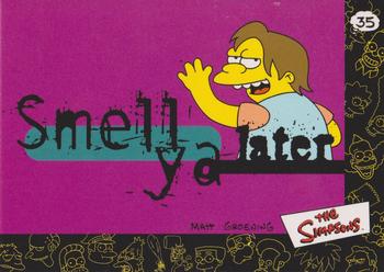 2000 Artbox The Simpsons Collectible Stickers #35 Smell ya later Front