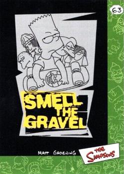 2000 Artbox The Simpsons Collectible Stickers #63 Smell the Gravel Front