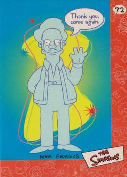 2000 Artbox The Simpsons Collectible Stickers #72 Thank you, come again. Front