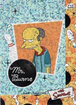 2000 Artbox The Simpsons Collectible Stickers - Prism Stickers #C11 Mr. Burns Front
