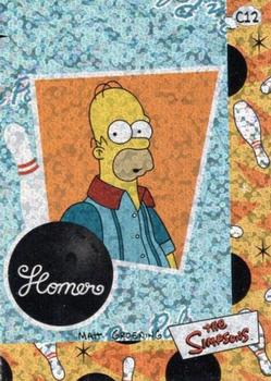2000 Artbox The Simpsons Collectible Stickers - Prism Stickers #C12 Homer Simpson Front