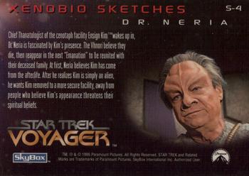 1995 SkyBox Star Trek: Voyager Season One Series Two - Xenobio Sketches #S-4 Dr. Neria Back