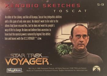 1995 SkyBox Star Trek: Voyager Season One Series Two - Xenobio Sketches #S-9 Toscat Back
