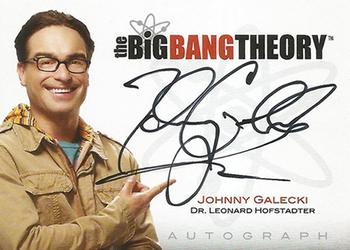 2012 Cryptozoic The Big Bang Theory Seasons 1 & 2 - Autographs #A1 Johnny Galecki Front