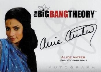 2012 Cryptozoic The Big Bang Theory Seasons 1 & 2 - Autographs #A10 Alice Amter Front