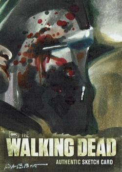 2012 Cryptozoic Walking Dead Season 2 - Sketch #NNO Kyle Babbitt Front