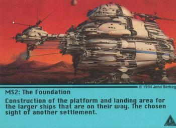 1994 FPG John Berkey - Metallic Storm Cards #MS2 The Foundation Back